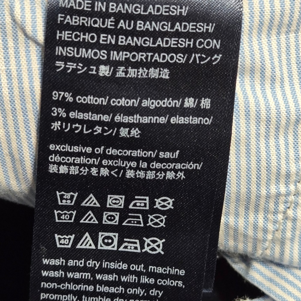 Tommy Hilfiger Hampton Stretch Slim Chino Navy Blue Dots Pants Mid Rise Size 8 - Picture 12 of 13
